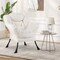 Costway Large Lazy Chair with Cozy Head Pillow Stylish Tufted Back & Seat Armrests Beige/Gray/Pink